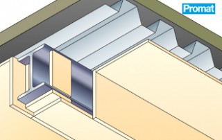 Trapezblechdach und -decken, F30-F90