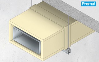 Bekleidung von Stahlblechlüftungsleitungen